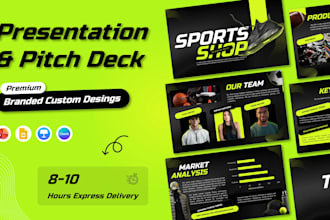 design a investor pitch deck or powerpoint presentation that gets funded