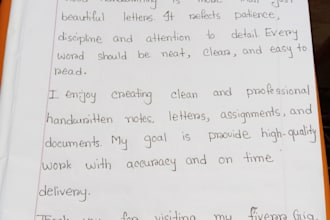 write in neat and beautiful handwriting