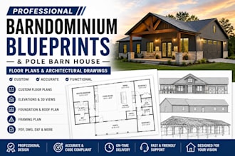 architect barndominium blueprints and pole barn house floor plans drawings