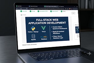 build and debug  your django and vuejs web application using ai workflows