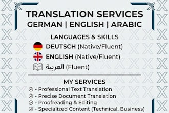 translate any text or audio into english