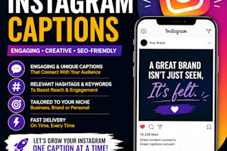 write engaging instagram captions