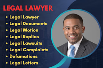 draft professional legal document, motion and court pleading