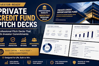 investor ready credit fund pitch deck private credit pitch deck fundraising PPT