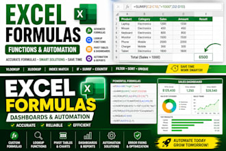 fix excel formulas, functions and calculations accurately