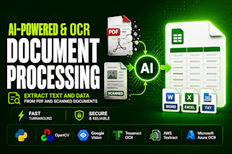 extract text, data from pdfs, scanned documents and images with ai ocr, python