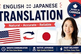 translate english to natural japanese