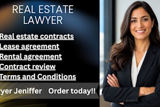 draft and review real estate contracts, leases, and property documents