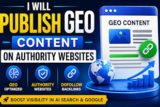 publish GEO content on authority websites