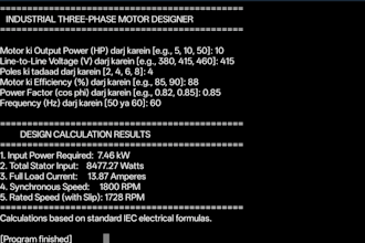 design professional motor winding diagrams and calculations
