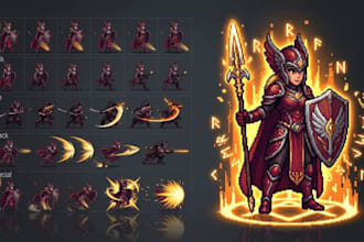 pixel art animation pixel art sprite sheet, nsfw pixel art, game art rpg game