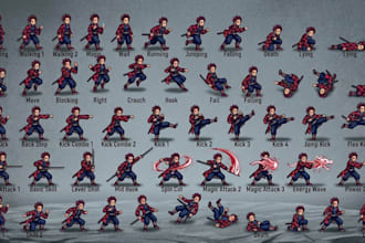pixel art animation pixel sprite sheet pixel character pixel art character rpg