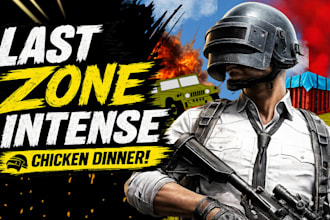 design eyecatching gaming youtube thumbnails
