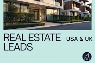 provide verified real estate leads for USA and UK markets