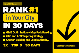 do local seo, geo, aeo and gbp optimization and ranking