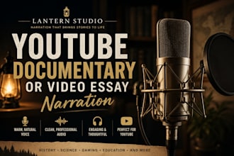 narrate your youtube documentary or video essay