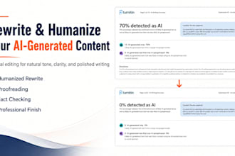 rewrite and humanize your ai generated content professionally