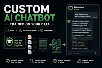 build a custom ai chatbot trained on your data with rag and llm