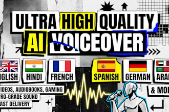 generate high quality ai voice over