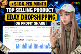 manage ebay poshmark mercari etsy account on percentage base