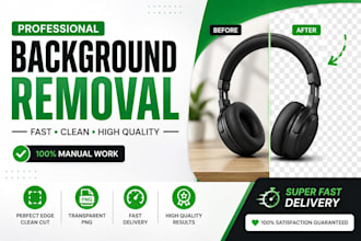 professionally remove background from images