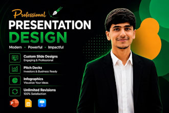 design a professional and modern powerpoint presentation