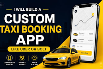 build a custom taxi booking app like uber or bolt