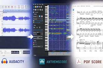 transcribe your audio to editable sheet music or midi