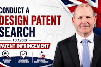 conduct a design patent patent search to avoid patent infringement