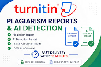 check plagiarism and provide ai detection reports