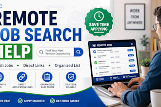 help you find fresh remote job
