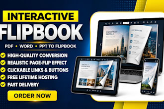 quickly convert PDF to flipbook with clickable links