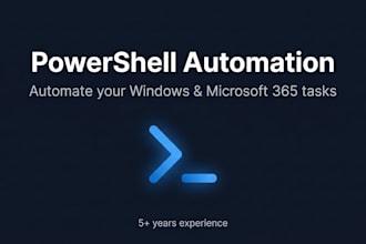 write a powershell script to automate your windows or microsoft 365 tasks