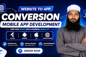 convert your website into a high performance mobile app