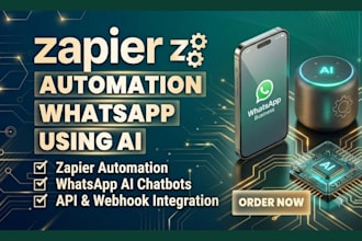 build a zapier automation and whatsapp ai agent for your business
