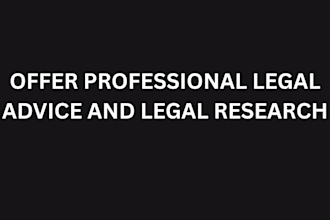 offer professional legal advice and legal research