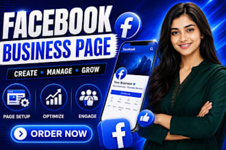 create and setup your facebook business page