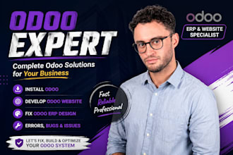 install odoo, develop odoo website, fix odoo erp design, errors bugs and issues