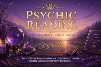 do a personalized psychic reading for love, clarity, and life guidance