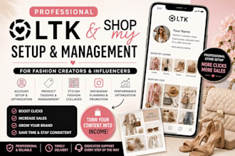 set up your ltk shop for influencers and creators
