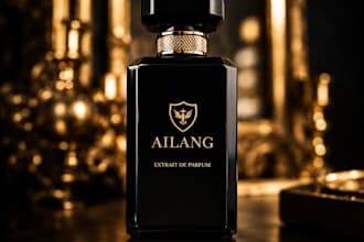 create luxury ai perfume advertising images