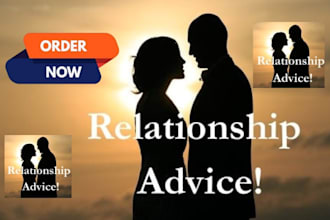 give relationship advice emotional support dating coach and marriage counseling