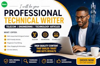 write professional telecom articles