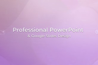 design modern powerpoint and google slides presentation