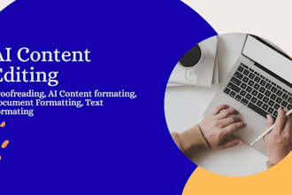 edit, proofread and format your ai content as your virtual assistant