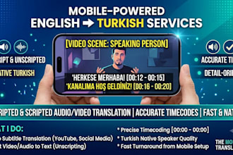 translate and localize texts or trancript audios