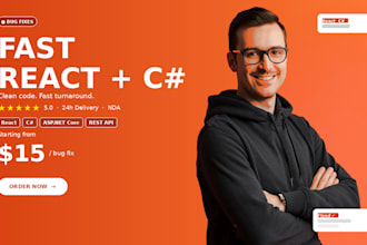 quickly fix bugs in your react or c sharp aspnet core app