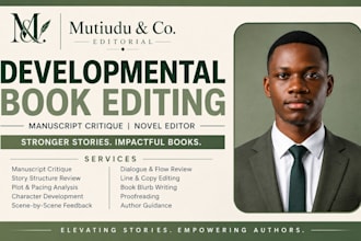 do manuscript critique, book evaluation, novel feedback, editorial review