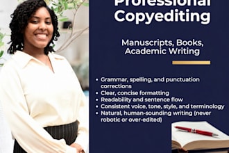 copyedit your manuscripts and books