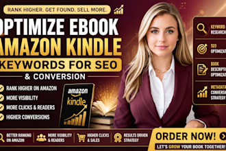 optimize ebook amazon kindle keywords for SEO and conversion